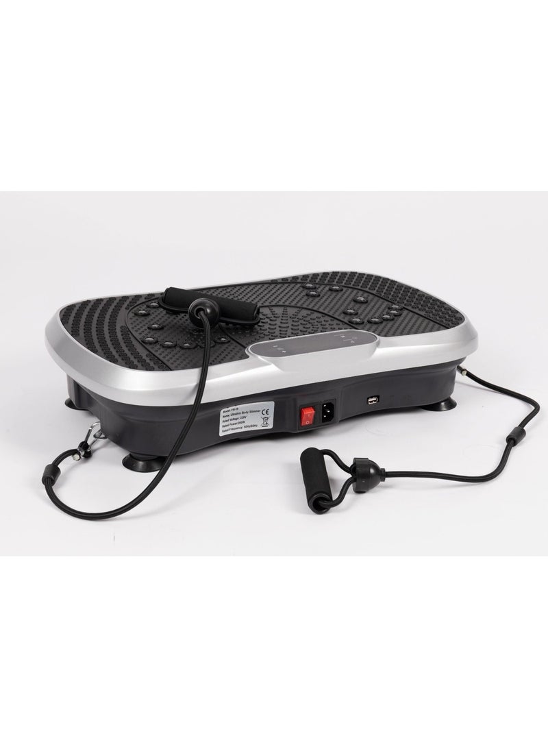 Unisex Body Slimming ABS+Steel Vertical Oscillation Fitness Vibration Plate Exercise Machine LCD Screen 150kg Capacity Portable - Image 1