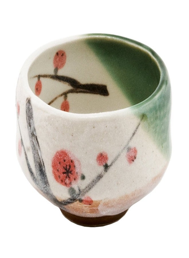 Happy Sales HSMB-CWCB1, Authentic Japanese Traditional Tea Ceremony Matcha Bowl Chawan Handcrafted in Japan, Cherry Blossom Design - Image 1