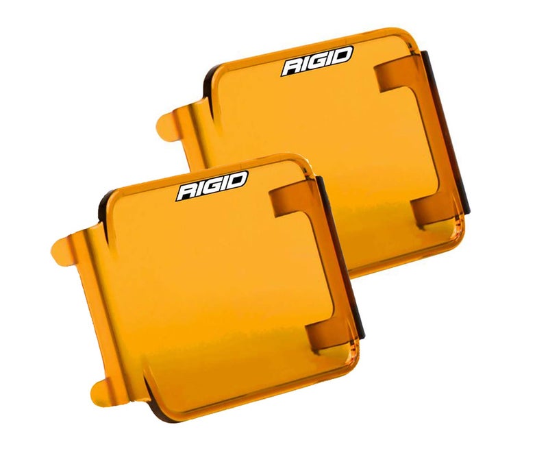 Rigid Industries 202113 Dually D-series Pro Flood Beam Universal Led Lights w/Harness + Pair Amber Light Covers - Image 3