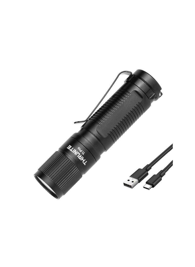 ThruNite ThruNite Ti Pro Rechargeable Mini Flashlight AA Battery Compatible Max 1012 Lumens Compact and Powerful for Outdoor and EDC  - Image 1
