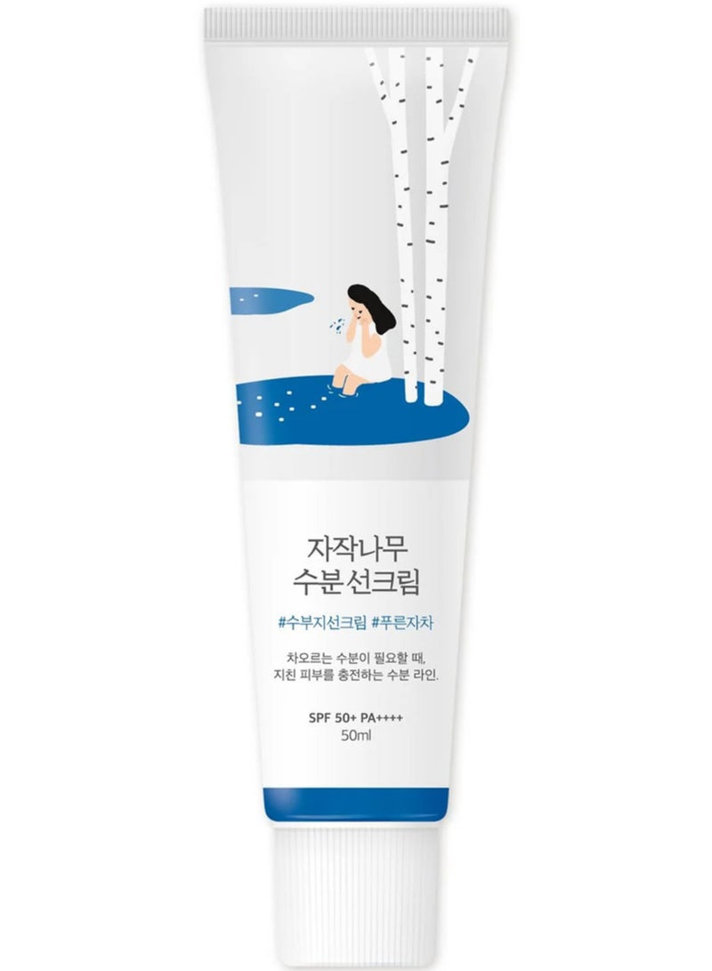 Round Lab Birch Juice Moisturizing Sun Cream SPF50+ - Image 1