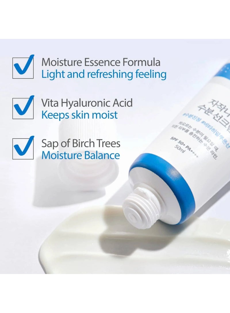 Round Lab Birch Juice Moisturizing Sun Cream SPF50+ - Image 2