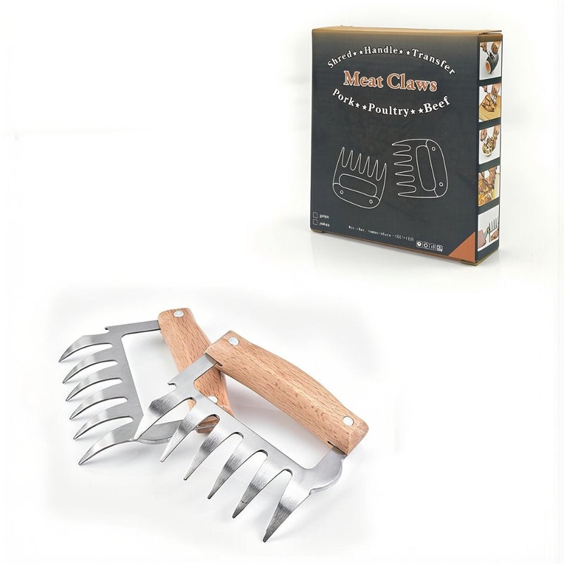 Ultra Durable Heavy Duty Meat Claws Rust Proof No Deform Long Lasting BBQ Shredder - Image 1
