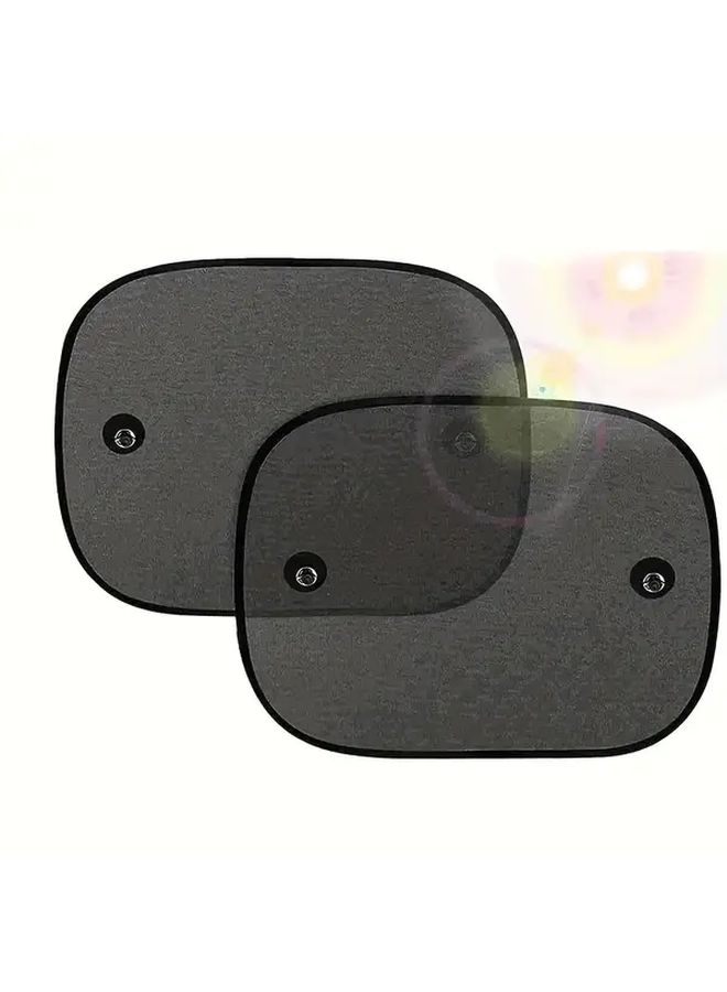 Front Windshield Sunshade With Side Shields Heat Insulating Car Window Cover - Image 1