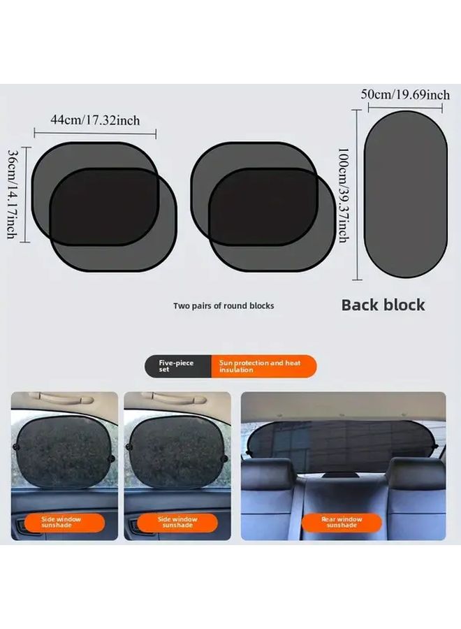 Front Windshield Sunshade With Side Shields Heat Insulating Car Window Cover - Image 2