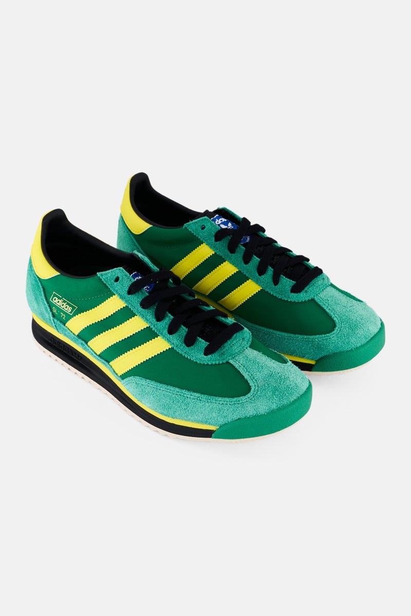 adidas Originals Men SL 72 RS Lace Up Training Shoes, Green - Image 1
