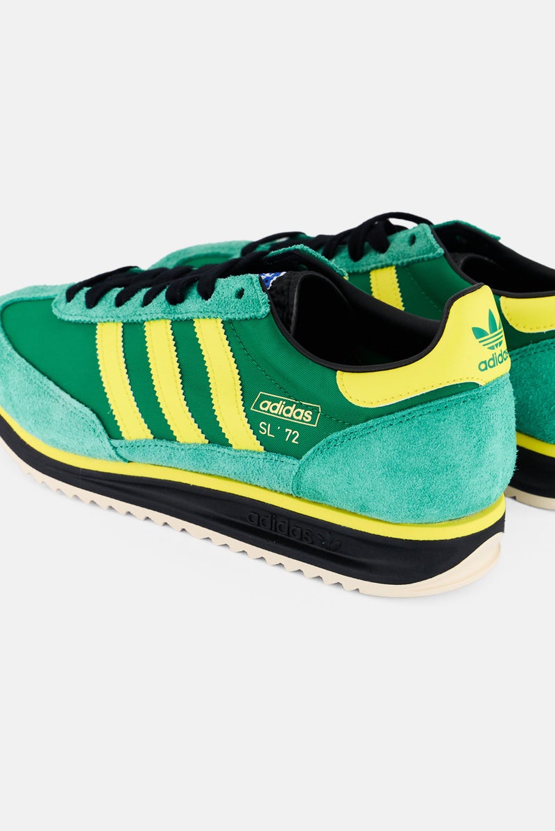 adidas Originals Men SL 72 RS Lace Up Training Shoes, Green - Image 4