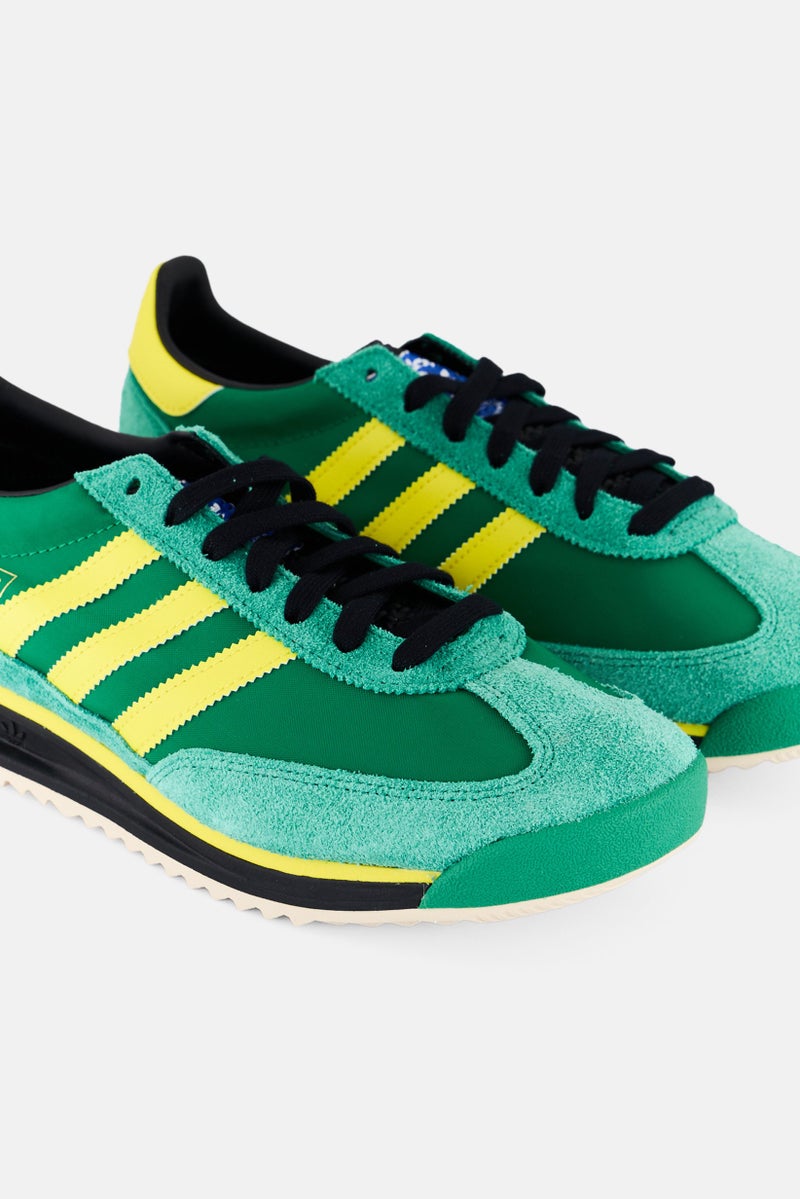 adidas Originals Men SL 72 RS Lace Up Training Shoes, Green - Image 3