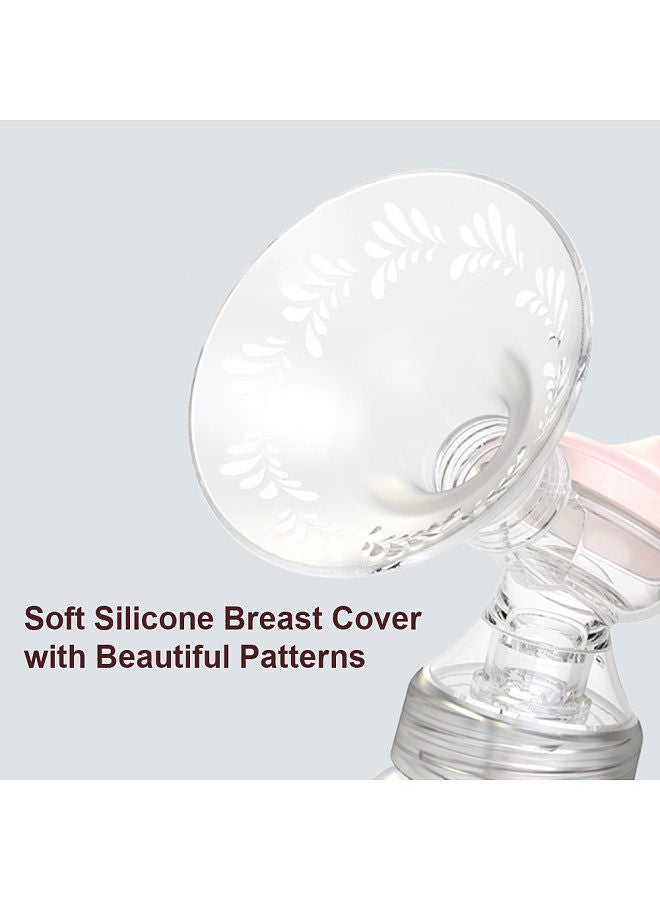 Double Electric Breast Pump Hands Free Breast Pump for Breastfeeding 3 Modes & 6 or 9 Adjustable Levels Low Noise Anti-Backflow Built-in Battery with 2pcs 150ml Milk Bottles