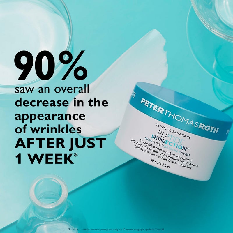 PETER THOMAS ROTH بيتر توماس روث | كريم ترطيب بيبتيد سكينجيكشن، مرطب قابل لإعادة التعبئة، لفقدان الثبات والمرونة، الخطوط الدقيقة والتجاعيد، الجفاف، 21 بيبتيد مضخم ونيوروببتيد - Image 3