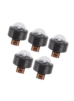 NIBEMINENT 5pcs USB Mini Disco Ball Light RGB Atmosphere Portable DJ Stage Lamp for Car Home KTV  - Image 4