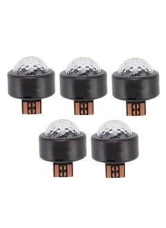 NIBEMINENT 5pcs USB Mini Disco Ball Light RGB Atmosphere Portable DJ Stage Lamp for Car Home KTV  - Image 2