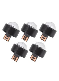 NIBEMINENT 5pcs USB Mini Disco Ball Light RGB Atmosphere Portable DJ Stage Lamp for Car Home KTV  - Image 5