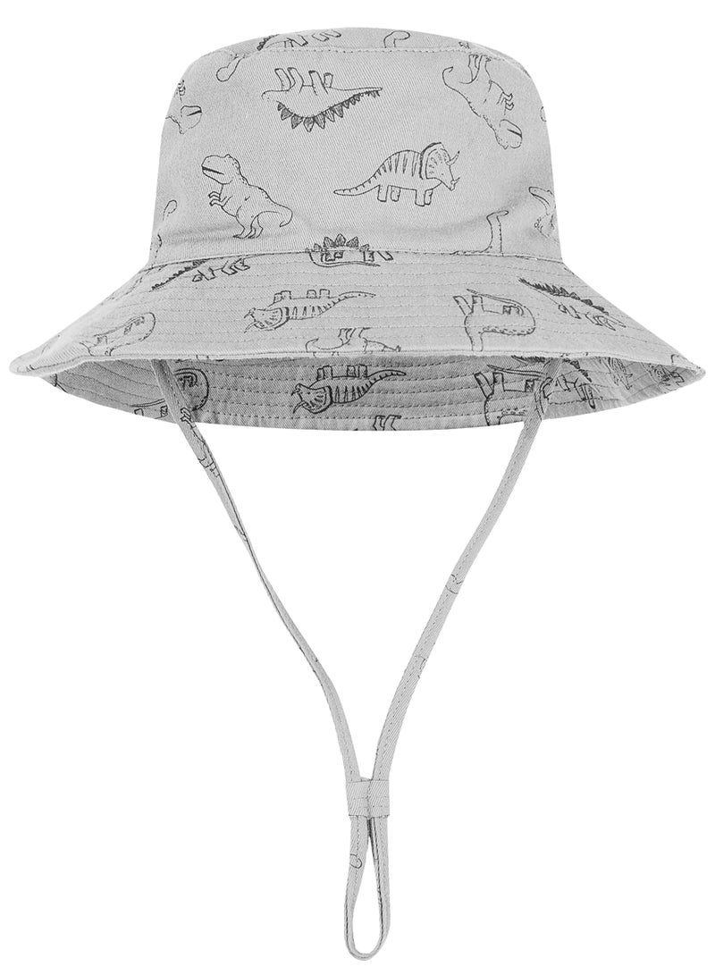 UPF 50+ Baby Bucket Sun Hat, Breathable Protective Summer Beach Hat for Toddler Baby Boys and Girls Outdoor Use - Image 2
