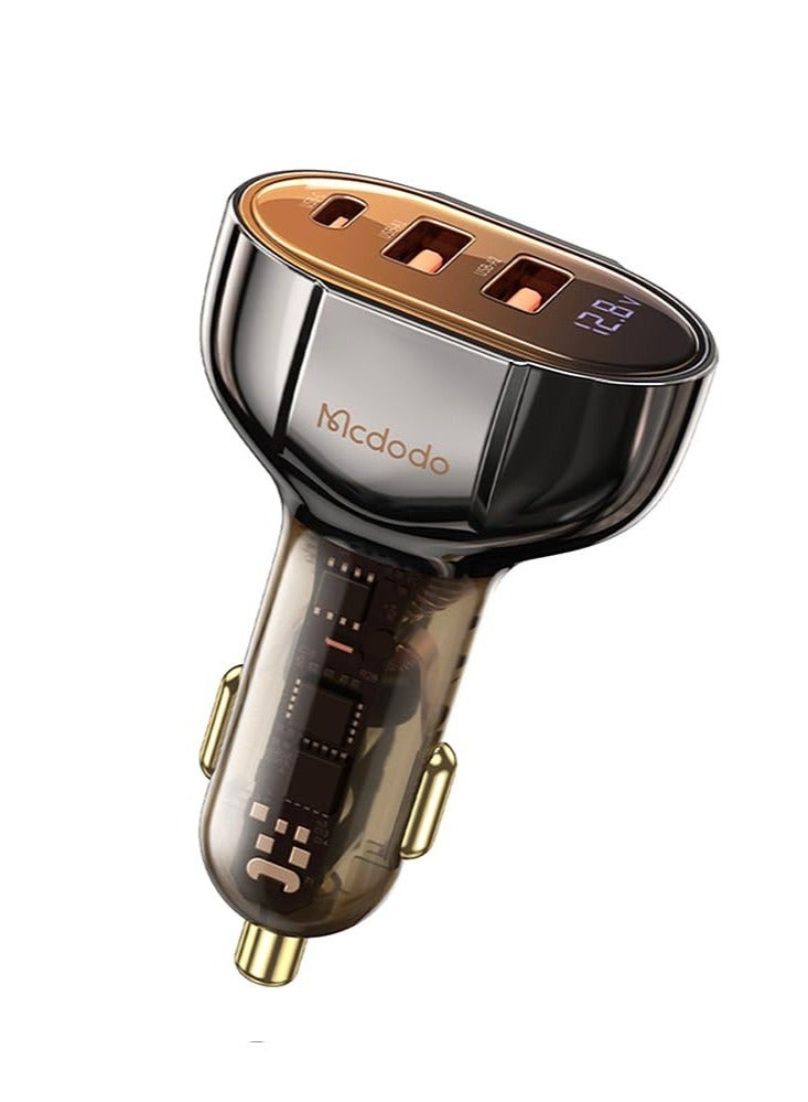 Mcdodo CC-2300 100W Digital Display 1C+2A PD Fast Car Charger - Image 1