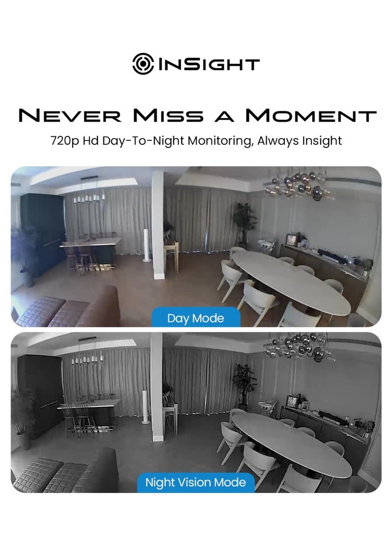 InSight Mini Wireless Camera with 720P HD Video, Night Vision & Magnetic Mount for Indoor Security - Image 5
