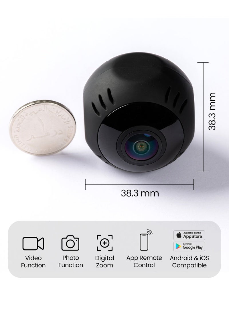 InSight Mini Wireless Camera with 720P HD Video, Night Vision & Magnetic Mount for Indoor Security - Image 2