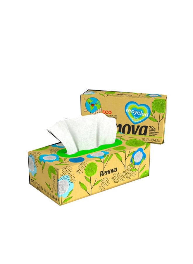 Tree Free Facial Tissues, 3 Ply - 72 Tissues, Portugal