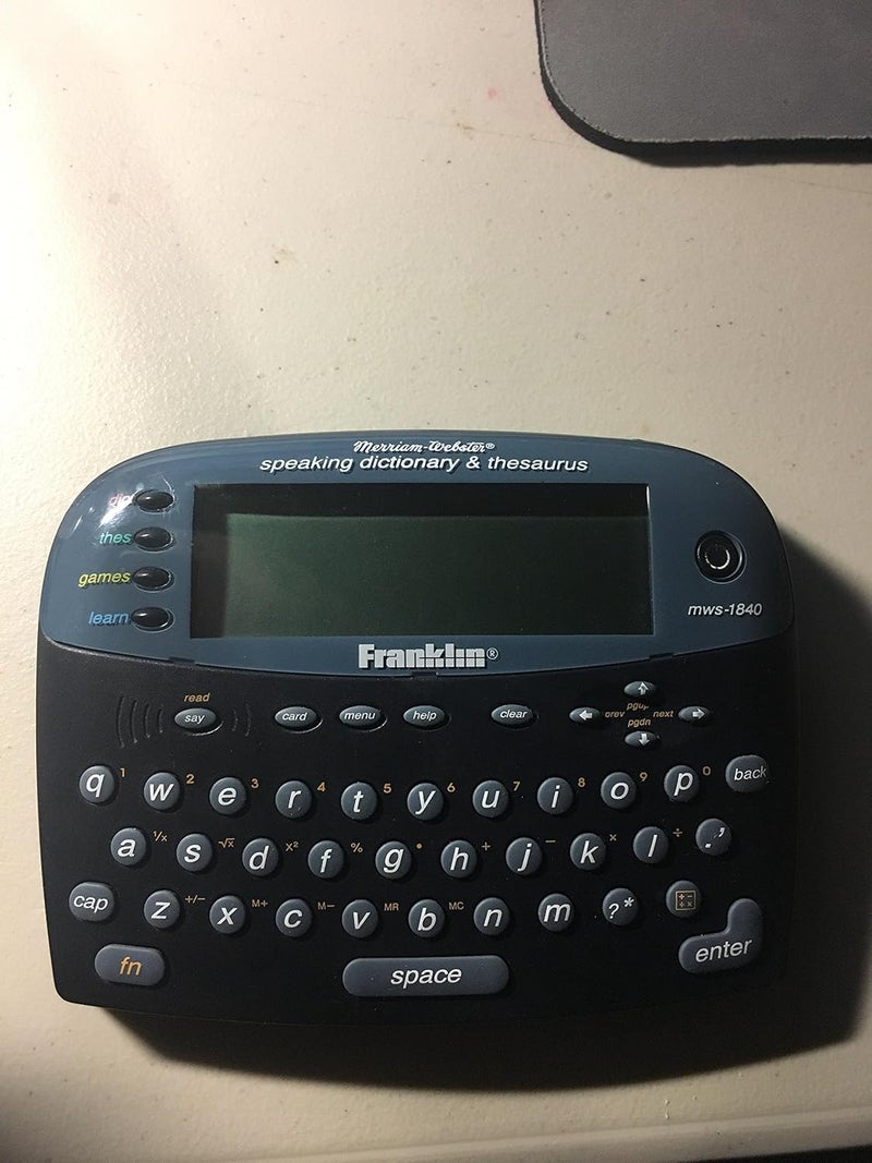 Franklin MWS-1840 Speaking Merriam Webster Dictionary and Thesaurus - Image 1