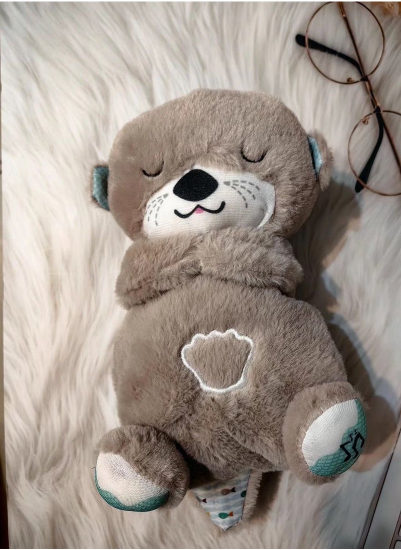 Breathing Otter Bear Baby Comfort Toy(Batteries Not Included)  - Image 4