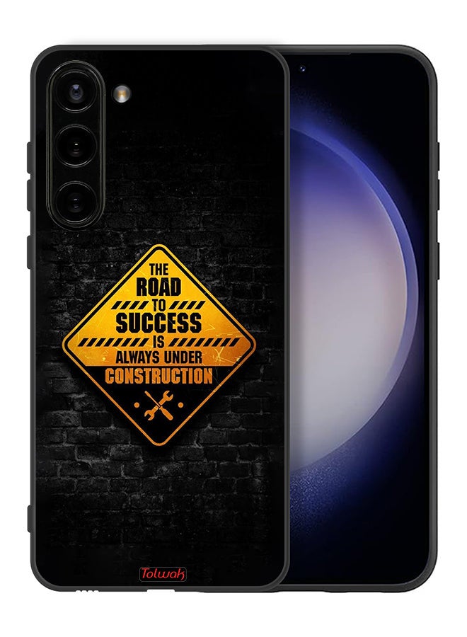 Tolwak Samsung Galaxy S23 5G Protective Case Cover The Road To Success Is Always Under Construction - Image 2