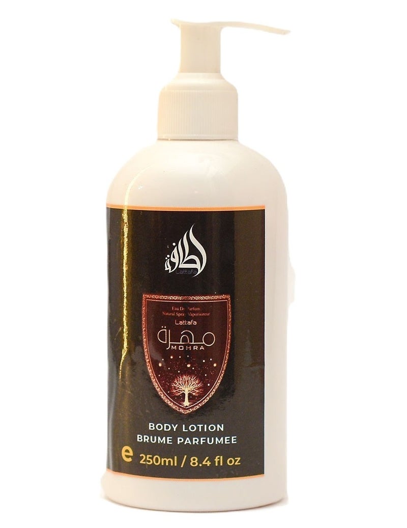 Lattafa Body Lotion Brume Perfumee Mohra From Lattafa 250ml