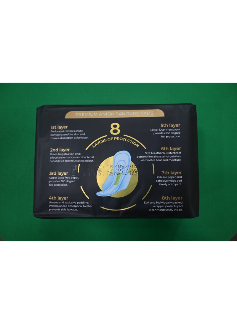 فيون فايون فوط صحية أنيون ليلية فائقة النعومة 340 مم – 8 قطع - Image 2