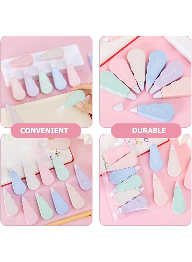 erorex 12Pcs Mini Corrective Tape Home Correction Tape School Supplies Children'S Corrective Tape Eraser Student Accessories Plastic Tape Dispenser Correction Tape  - Image 2