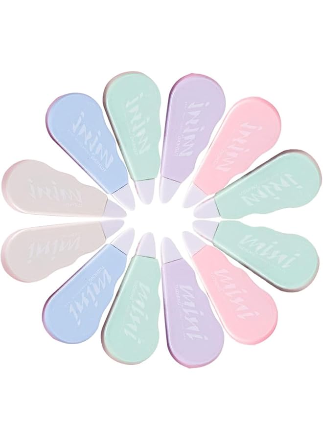 erorex 12Pcs Mini Corrective Tape Home Correction Tape School Supplies Children'S Corrective Tape Eraser Student Accessories Plastic Tape Dispenser Correction Tape  - Image 1