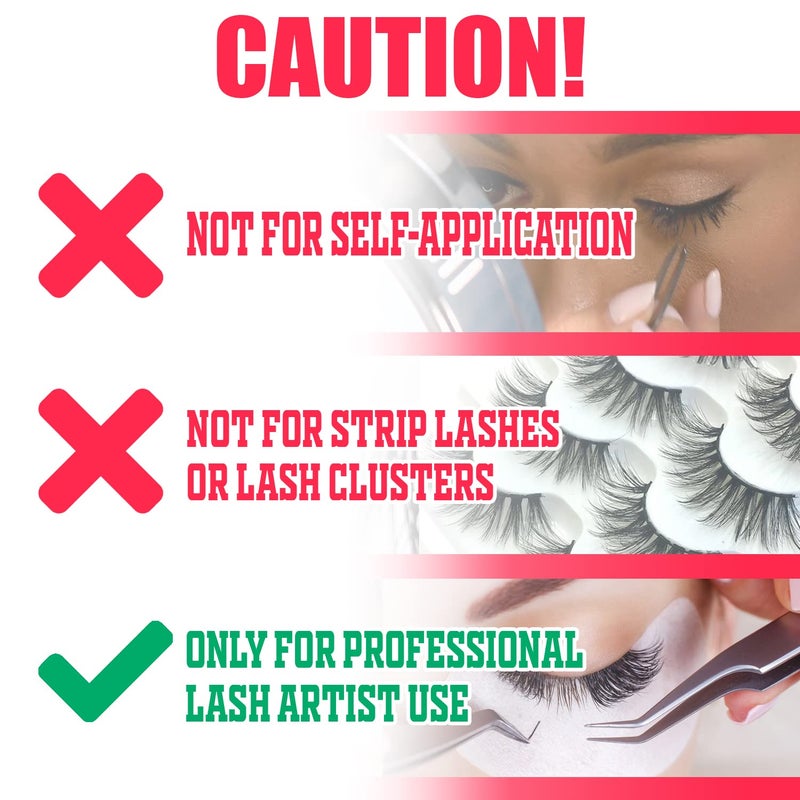 Amber Lash Mild Sensitive Eyelash Extension Magic Glue for Professional Lash Extensions, 1-2 Sec Dry Time & Up to 6 Weeks Retention, Black Adhesive by Amber Lash (10 ml / 0.35oz) - Image 5