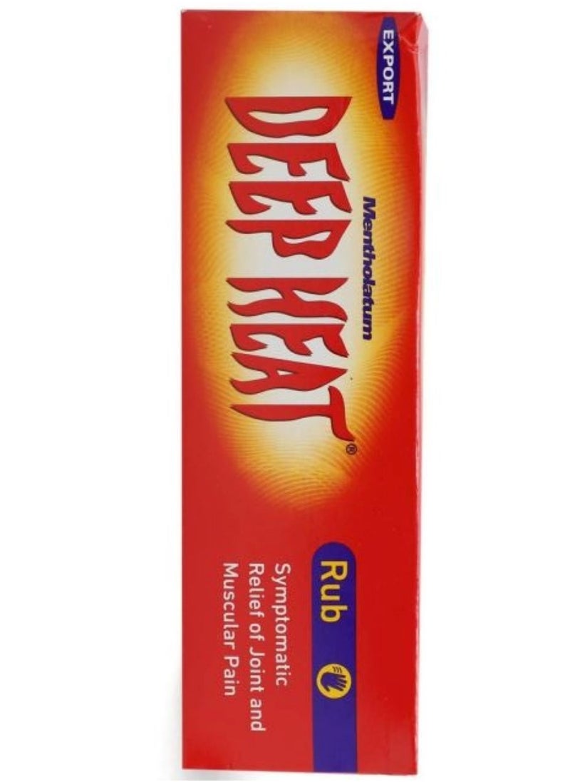 DEEP HEAT - Fast Relief From Muscular Aches and Pains Rub - 100g - Image 1
