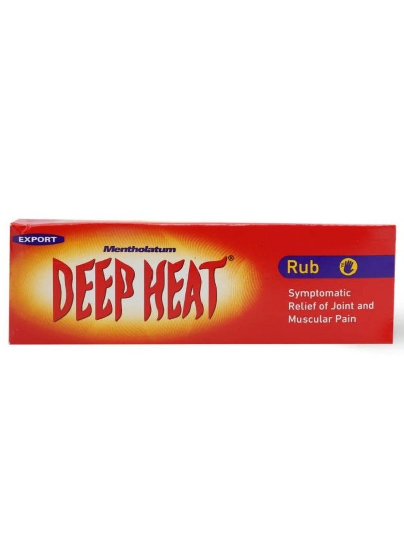 DEEP HEAT - Fast Relief From Muscular Aches and Pains Rub - 100g - Image 1
