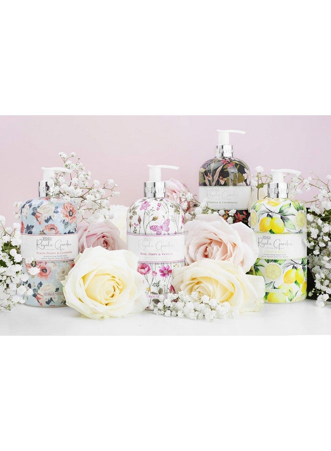 بايليس & هاردينج غسول سائل لليدين مع موزع رويال جاردن بالخوخ والفاوانيا والياسمين 16.9 أونصة/500 مل - Image 2