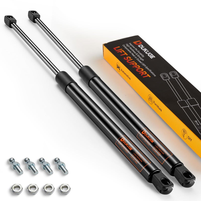 Dukuge C16-08054 Gas Struts 20 inch 100lb, 6939S10 Gas Shocks Springs Lift Support for RV Bed Storage Tonneau Cover Tanning Bed, C1608054 ml34-100 6939 Replacement Lift Struts, Set of 2 - Image 1