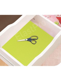 ElastPro ElastPro Food Grade Washable Anti Slip Mat/Sheet for Fridge, Shelf Liner, Table, Kitchen Drawer mat (Round Dot Green, 5 Meter)  - Image 4
