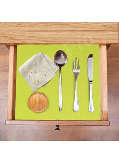 ElastPro ElastPro Food Grade Washable Anti Slip Mat/Sheet for Fridge, Shelf Liner, Table, Kitchen Drawer mat (Round Dot Green, 5 Meter)  - Image 5