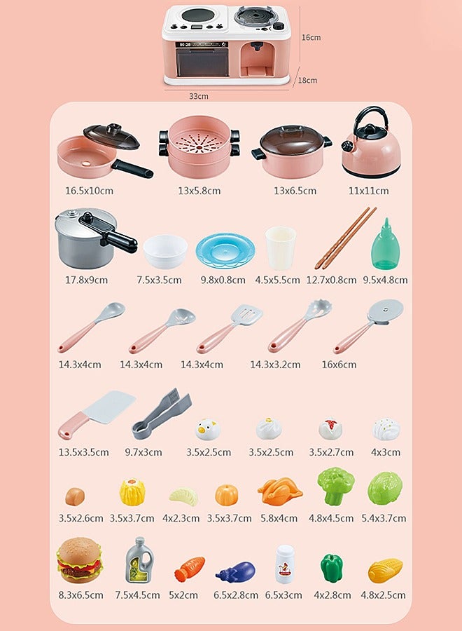 Mi VAZA Kitchen Cooking Playset - Built-in Spray, Sound Effects, Lighting Functions - Play House Toy - Mini Furniture - Kid Toy - Pretend Play - Image 5