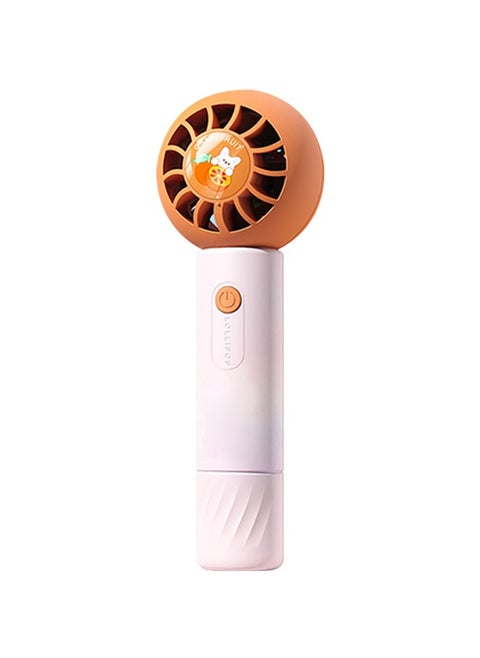 Silent Handheld Fan, 3-Level Mini Fan, 1200mAh Large-Capacity Battery, Suitable for Hiking, Camping, Picnics