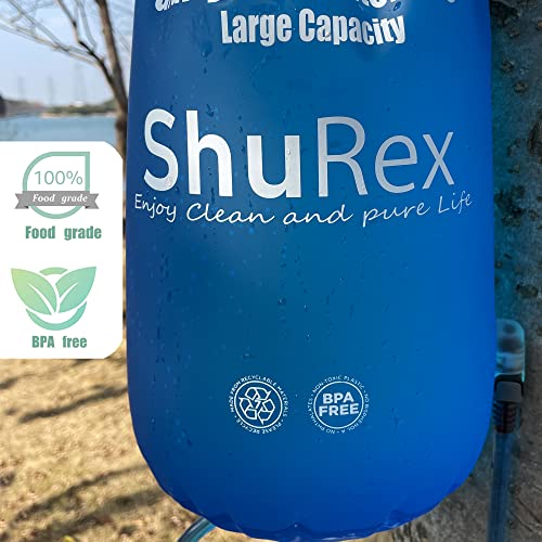 Shurex 3-Gal Gravity-Fed Water Bag with 2 Outlet Pipes for Sawyer Water Filtration System Survival Water Filter Straw, Compatible with LifeStraw and Other Water Filter Straw, BPA-Free (12L/3Gal) - Image 4