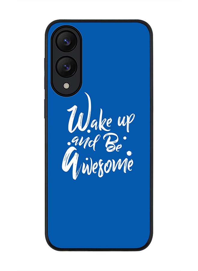 Stylizedd For Samsung Galaxy S25 Edge Case,Slim fit Camera Protection, Shockproof Thin Phone cover  - Wake up and be awesome