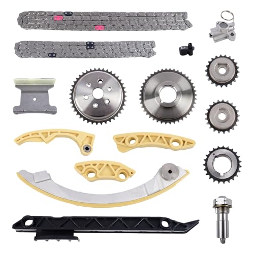 SUSUCAR Timing Chain Kit w/Water Pump, Oil Pump, Chain Guide Sprocket Tensioner for GMC Terrain, Chevy Equinox Malibu, Buick Regal 2.2 2.4 Ecotec 9-4201S 9-4201SX - Image 4