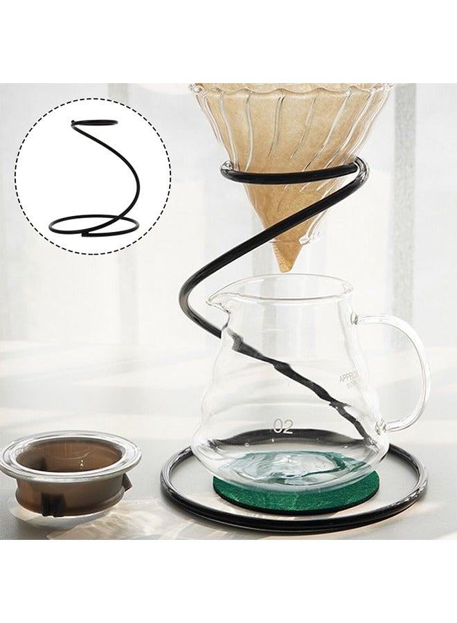 حامل قهوة بالتنقيط قطعة واحدة، حامل قهوة يدوي للتخمير الخارجي، حامل كوب تصفية القهوة الأمريكية، حامل وعاء التقطير البارد المنزلي - Image 1