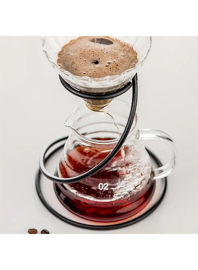 حامل قهوة بالتنقيط قطعة واحدة، حامل قهوة يدوي للتخمير الخارجي، حامل كوب تصفية القهوة الأمريكية، حامل وعاء التقطير البارد المنزلي - Image 4