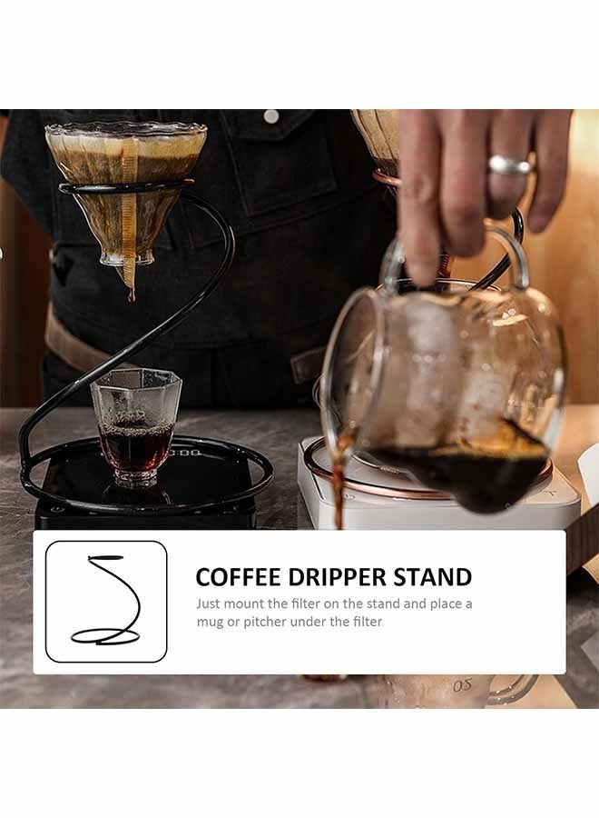 حامل قهوة بالتنقيط قطعة واحدة، حامل قهوة يدوي للتخمير الخارجي، حامل كوب تصفية القهوة الأمريكية، حامل وعاء التقطير البارد المنزلي - Image 5