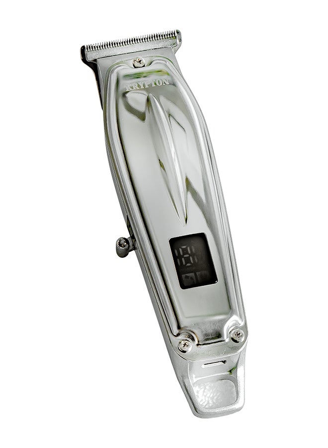 KRYPTON Rechargeable Sharp Blade Trimmer White/Silver - Image 1
