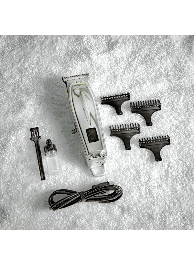 KRYPTON Rechargeable Sharp Blade Trimmer White/Silver - Image 2