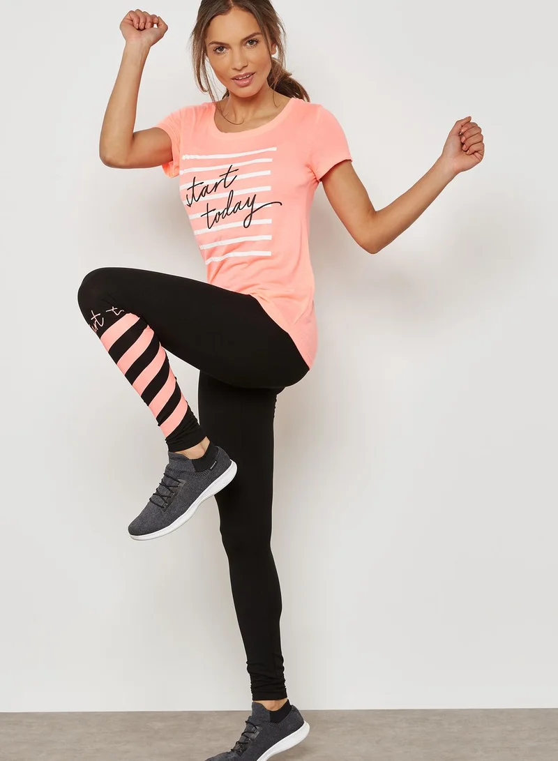 Only Play Striped Leggings