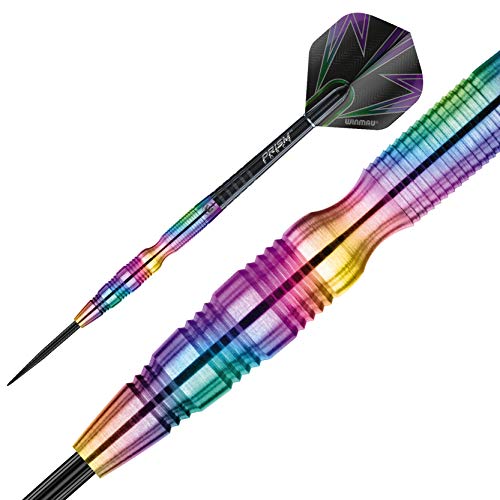 Winmau Simon Whitlock Urban Grip Tungsten Steeltip Darts Set 24 gram with Flights and Shafts (Stems) - Image 2
