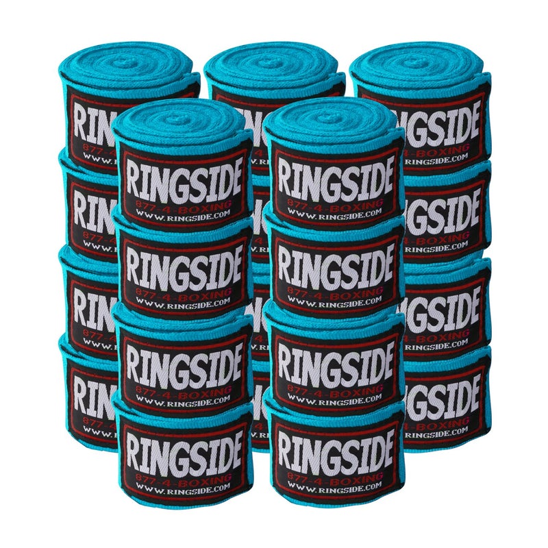 Ringside Mexican Style Boxing Hand Wraps (10 Pairs Pack), Black - Image 2