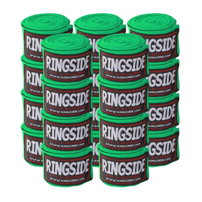 Ringside Mexican Style Boxing Hand Wraps (10 Pairs Pack), Black - Image 5